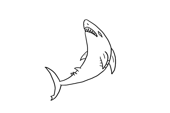 Animated Shark change into man by The-Clockwork-Crow on Clipart library