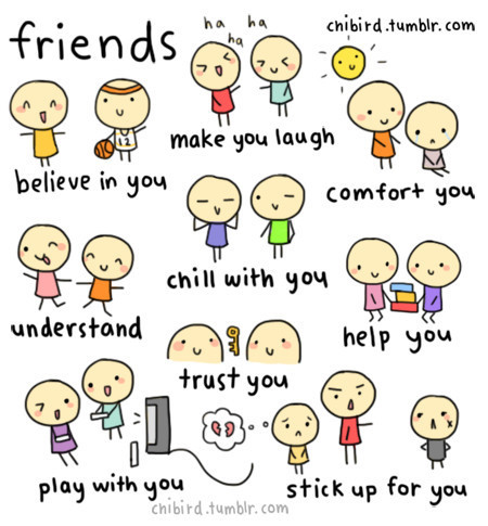 funny friendship cartoon