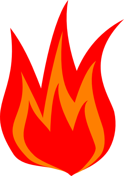 Cartoon Fire Flame - Clipart library