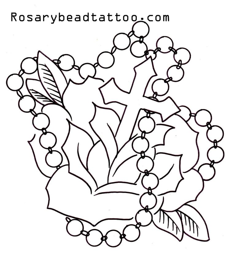 Rosary Tattoo  Etsy