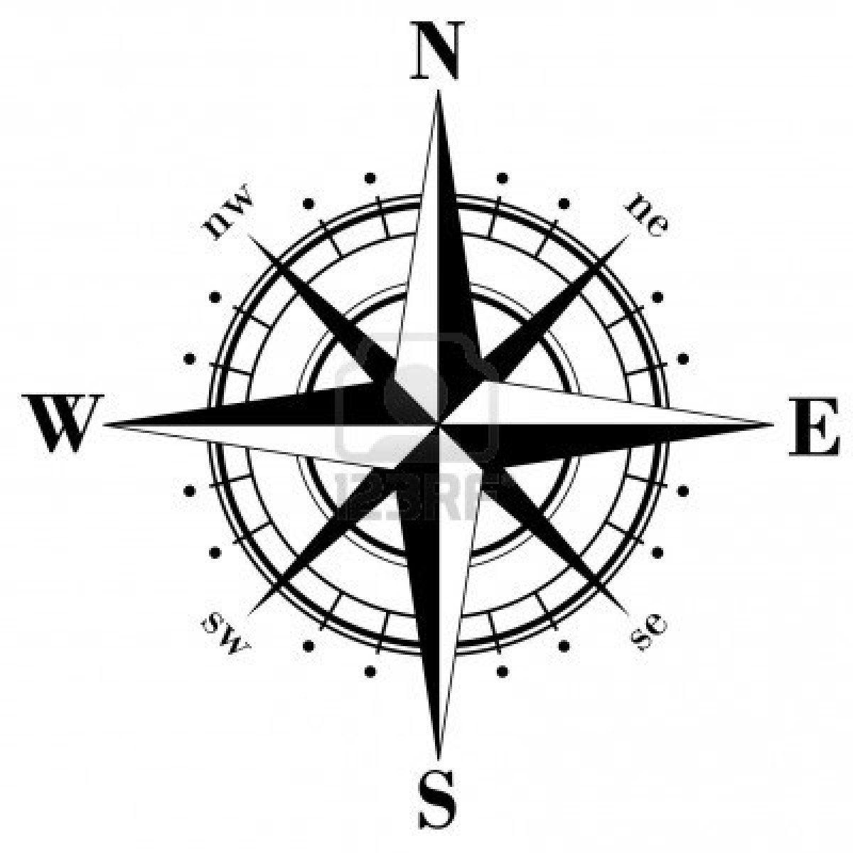 compass rose free - Clip Art Library