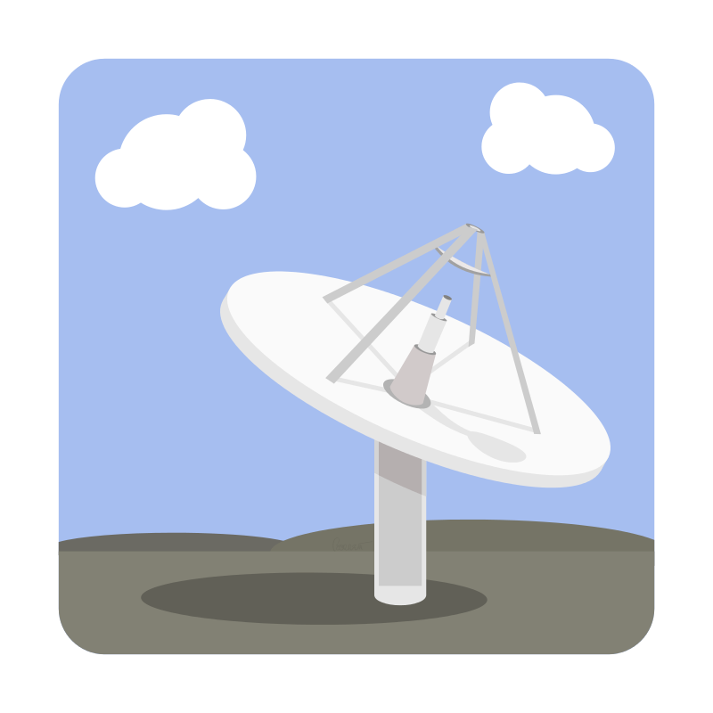 Satellite Dish Base Station - Free Icons Clip Art - BCDownload.