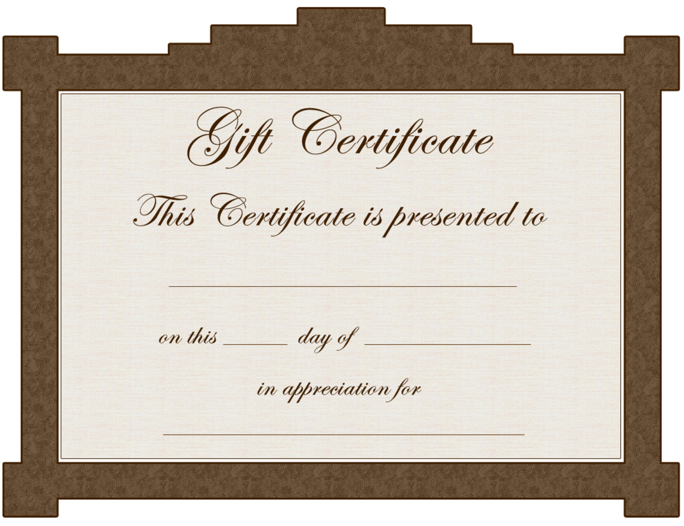 Christmas Tattoo Gift Certificate Template | DIY Printable Gift Voucher Card