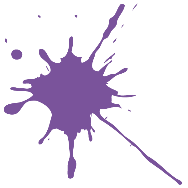 purple paint clipart
