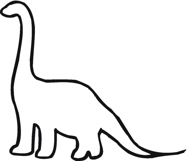Dinosaur Outlines - Clipart library