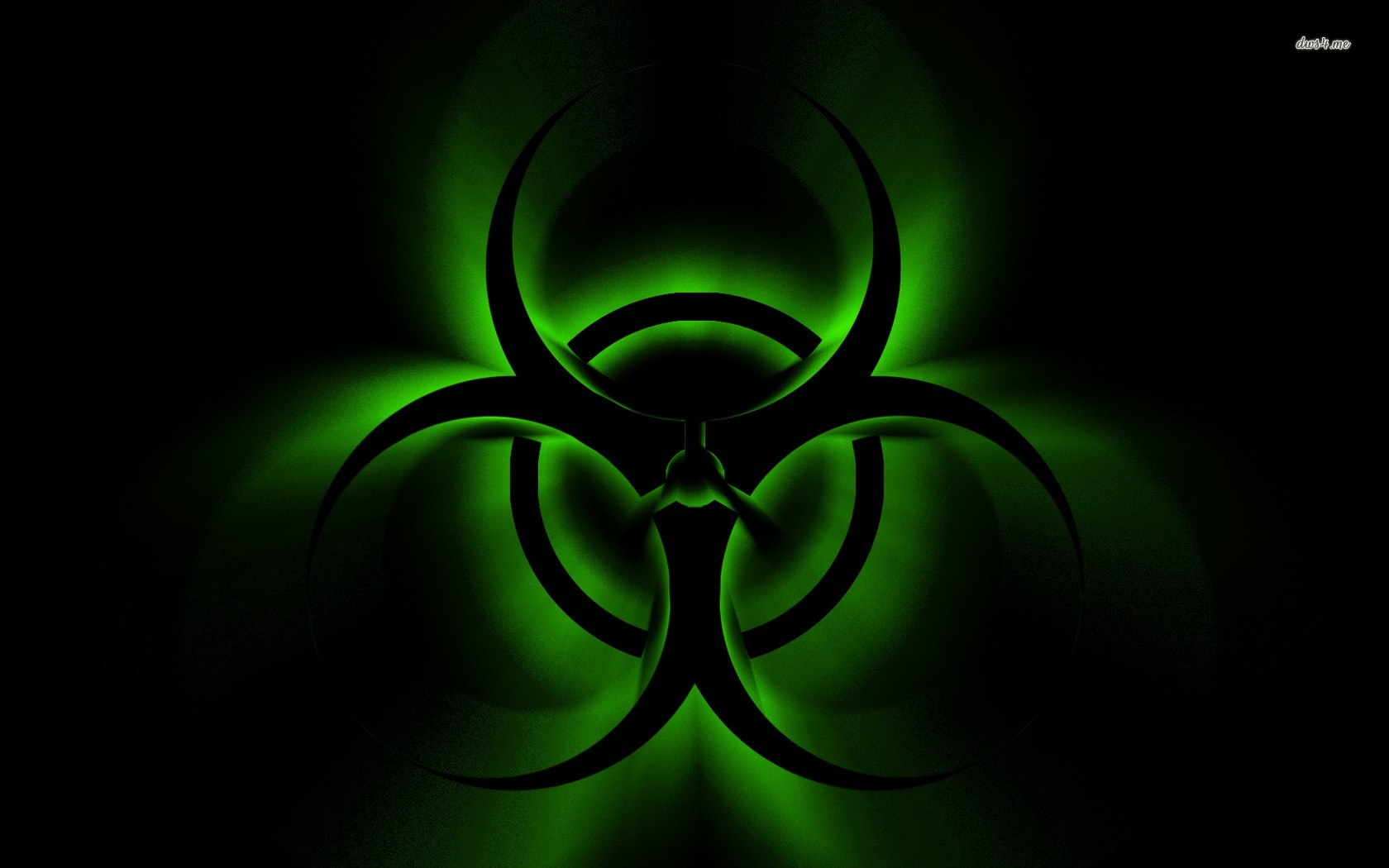 nuclear sign green