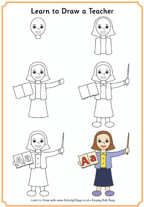 Arty's World - Teachers Day Drawing for Kids | Teachers Day Drawing | Easy  Teachers Day Poster by Arty's Corner https://youtu.be/RTkYHk3xxh8 | Facebook