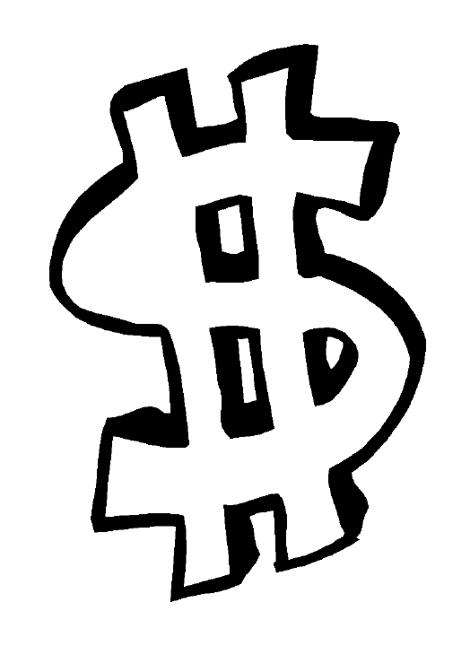 Dollar Sign Art - Clipart library
