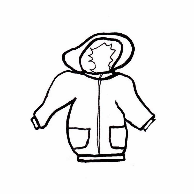 Winter Clothes Clipart Black And White | Clipart library - Free 