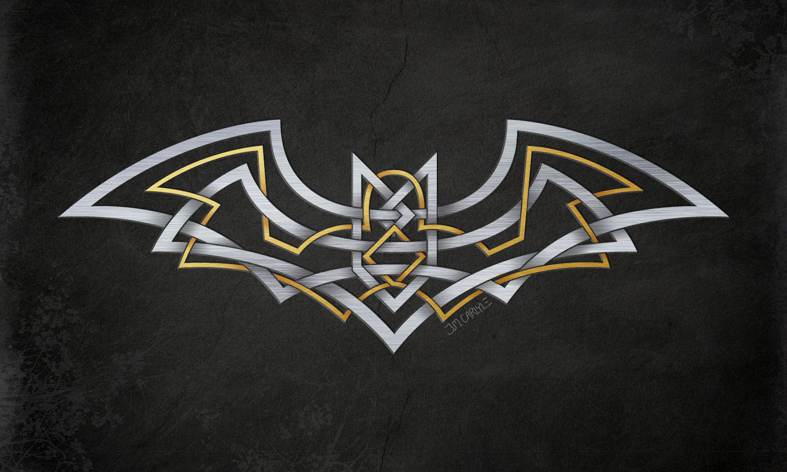 Batman logo tattoo idea | TattoosAI