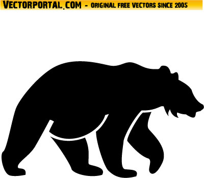 Clipart library: More Like Bear Silhouette Vector by Vectorportal