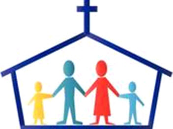 Church Family Illustration - Faith, Unity, and Community