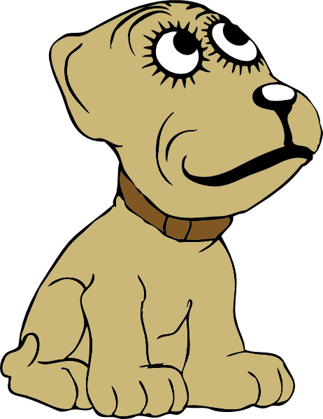 Cartoon Dog clip art - vector clip art online, royalty free 