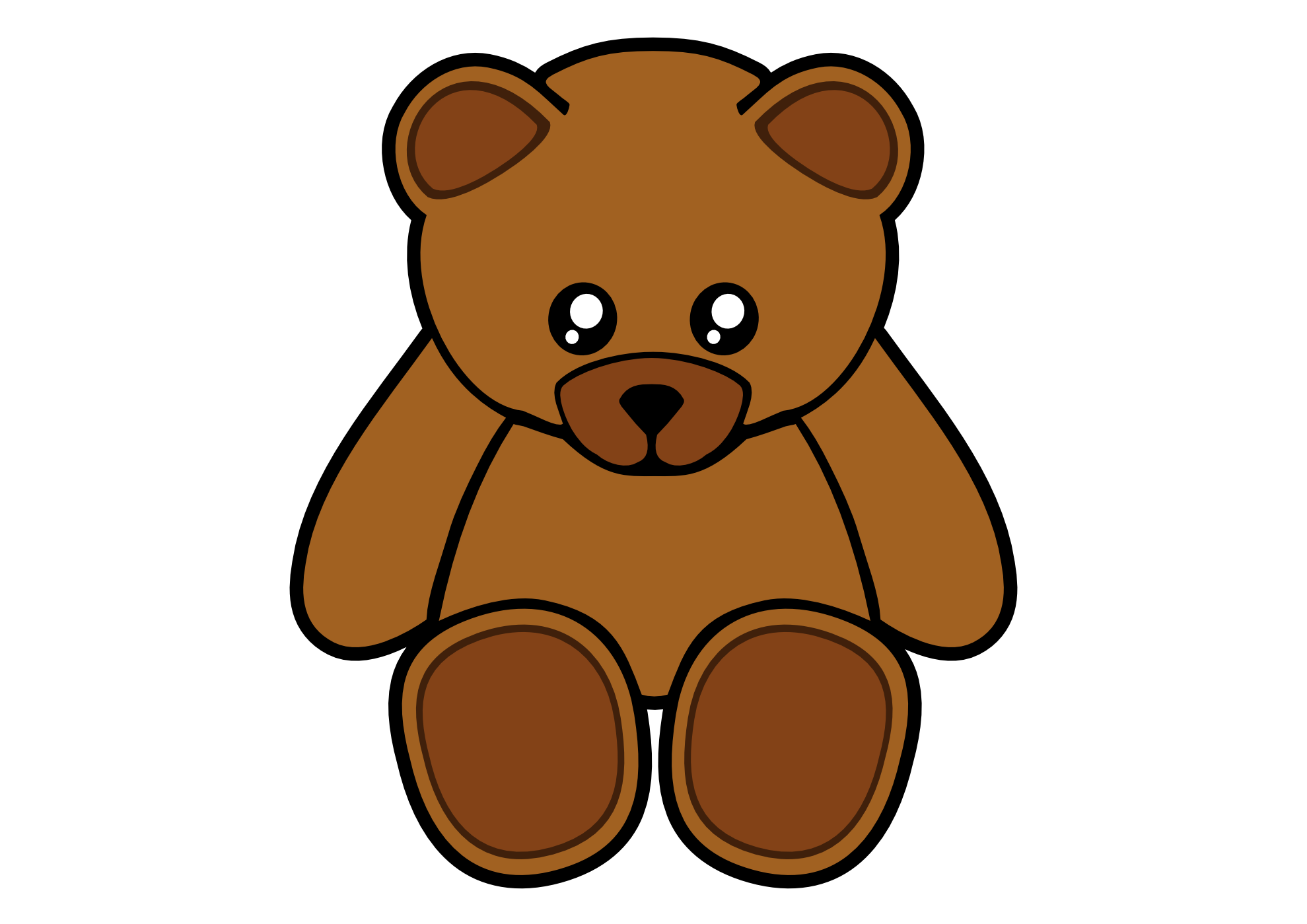 grubby teddy bear clipart