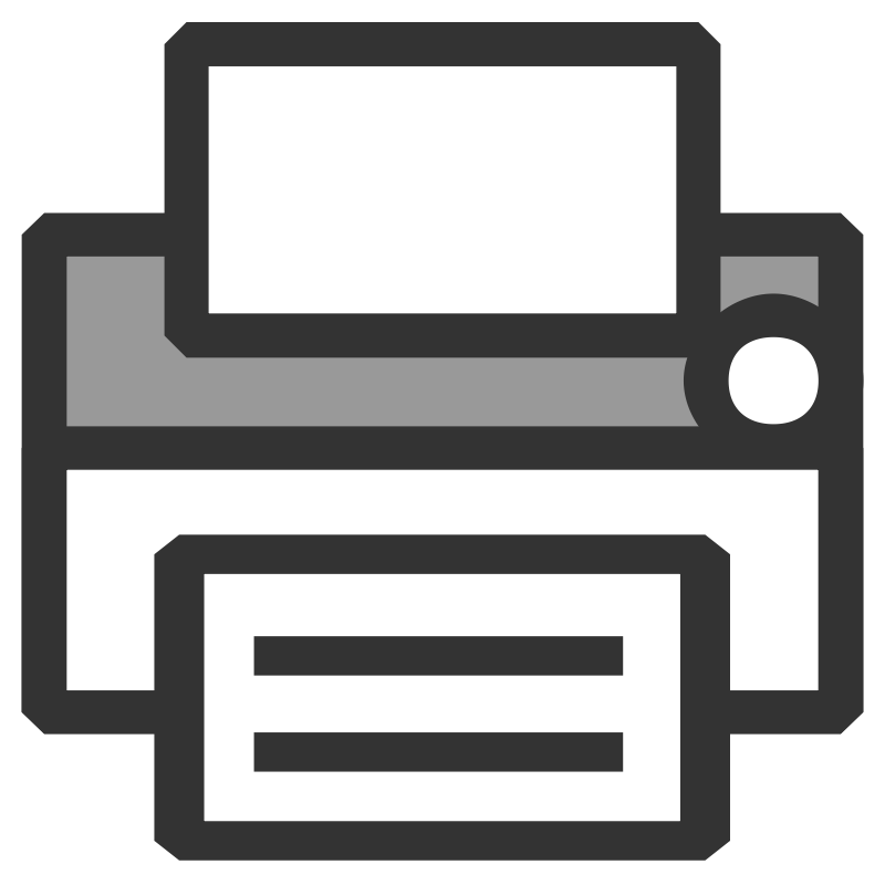 Clipart - Printer icon