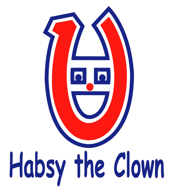 Habsy the Clown - Friendly Mascot Logo for Kids’ Entertainment