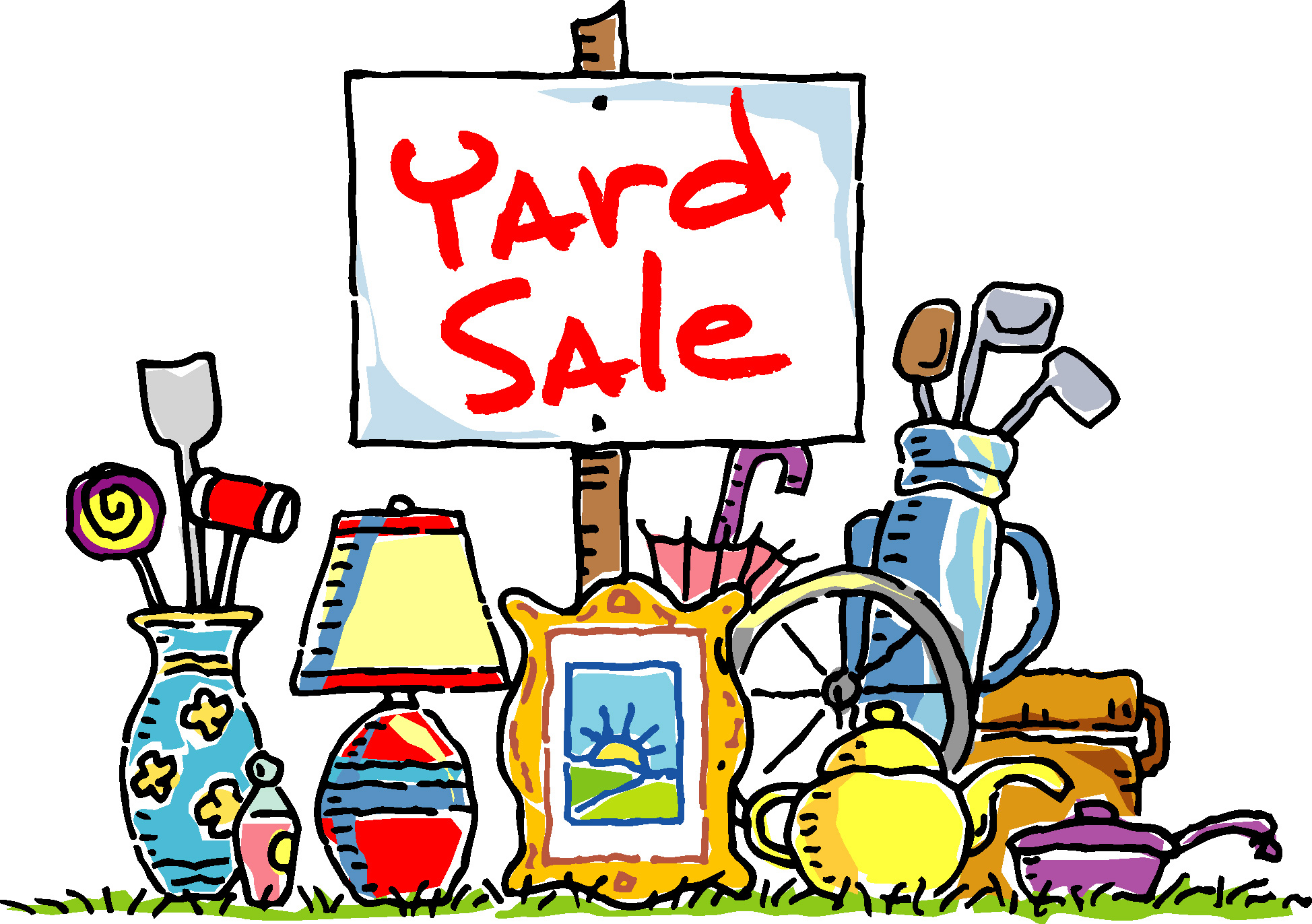 Free Yard Sale Clip Art - Clipart library