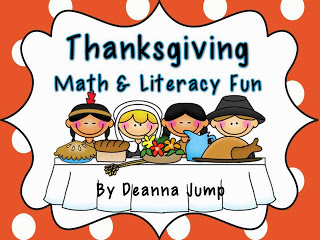 Thanksgiving Math & Literacy Fun - Educational Activity Pack by Deanna Jump