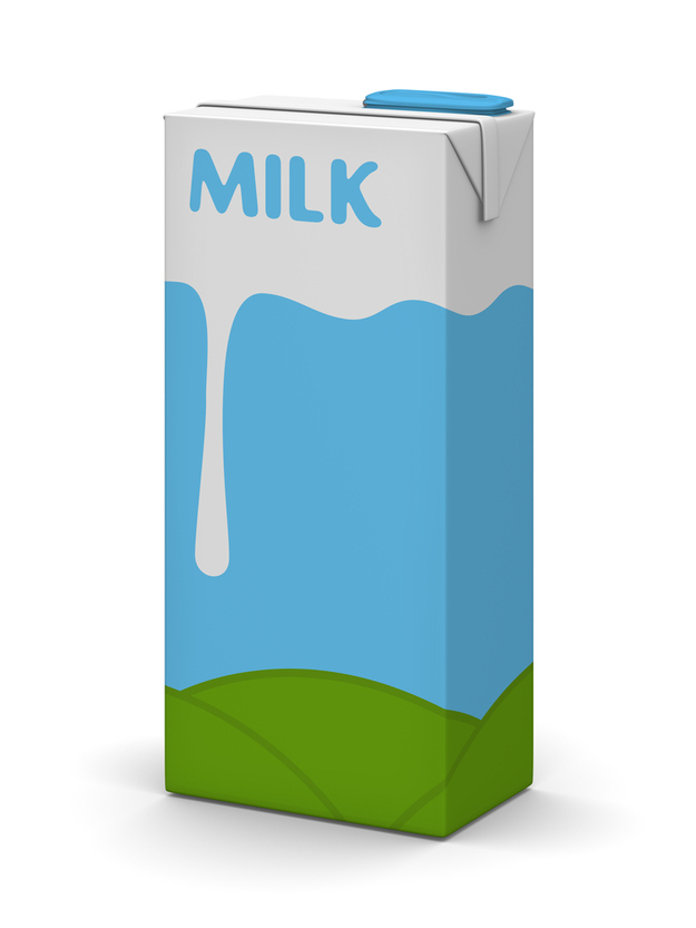 Fresh Milk Carton - Pure, Natural Dairy Packaging Design