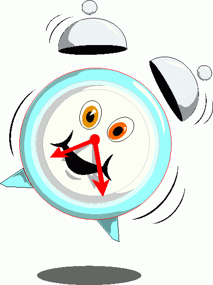 Alarm Clock Illustration - Wake Up Time & Time Management Concept
