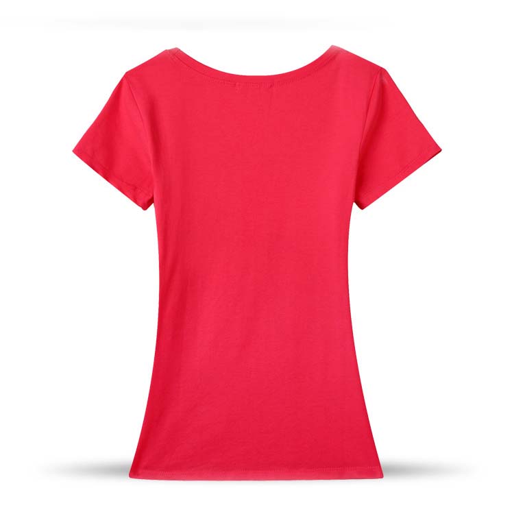 Red Women's Short Sleeve T-Shirt - Classic Fit & Soft Cotton