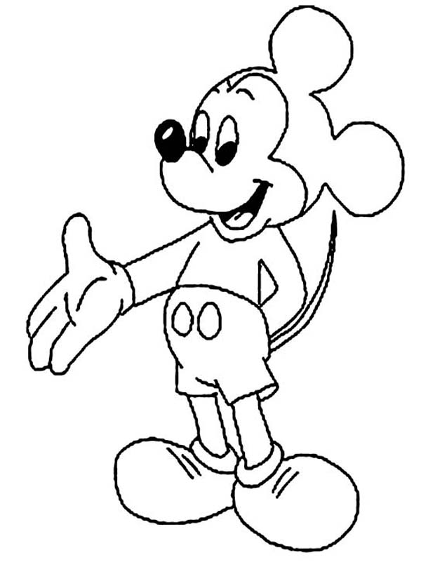 Mickey Mouse Sketch – Blue Dog Posters-anthinhphatland.vn