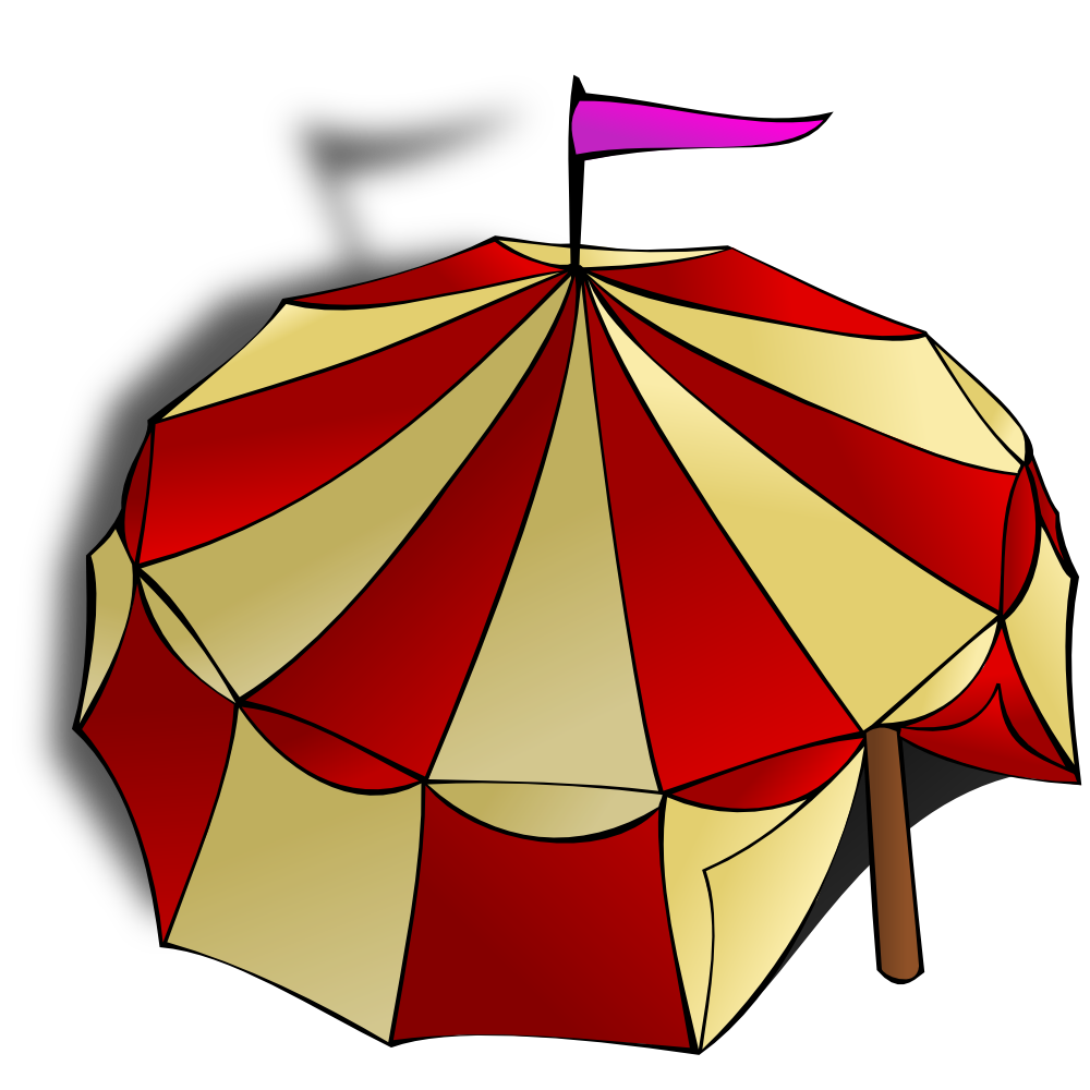 OnlineLabels Clip Art - RPG Map Symbols: Circus Tent