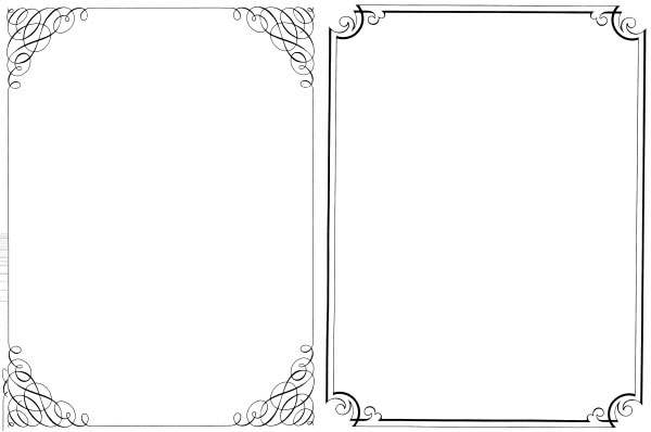 page border designs for word