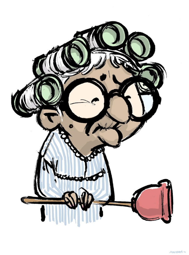old man cartoon - reza.m.jozani.art - Drawings & Illustration, People &  Figures, Animation, Anime, & Comics, Comics - ArtPal