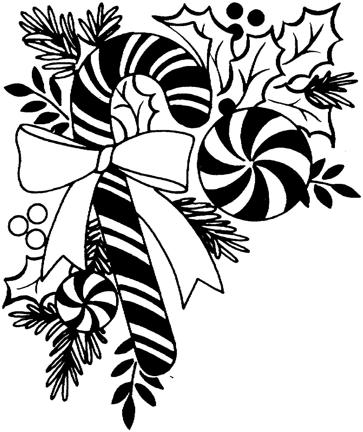merry christmas clip art words black and white
