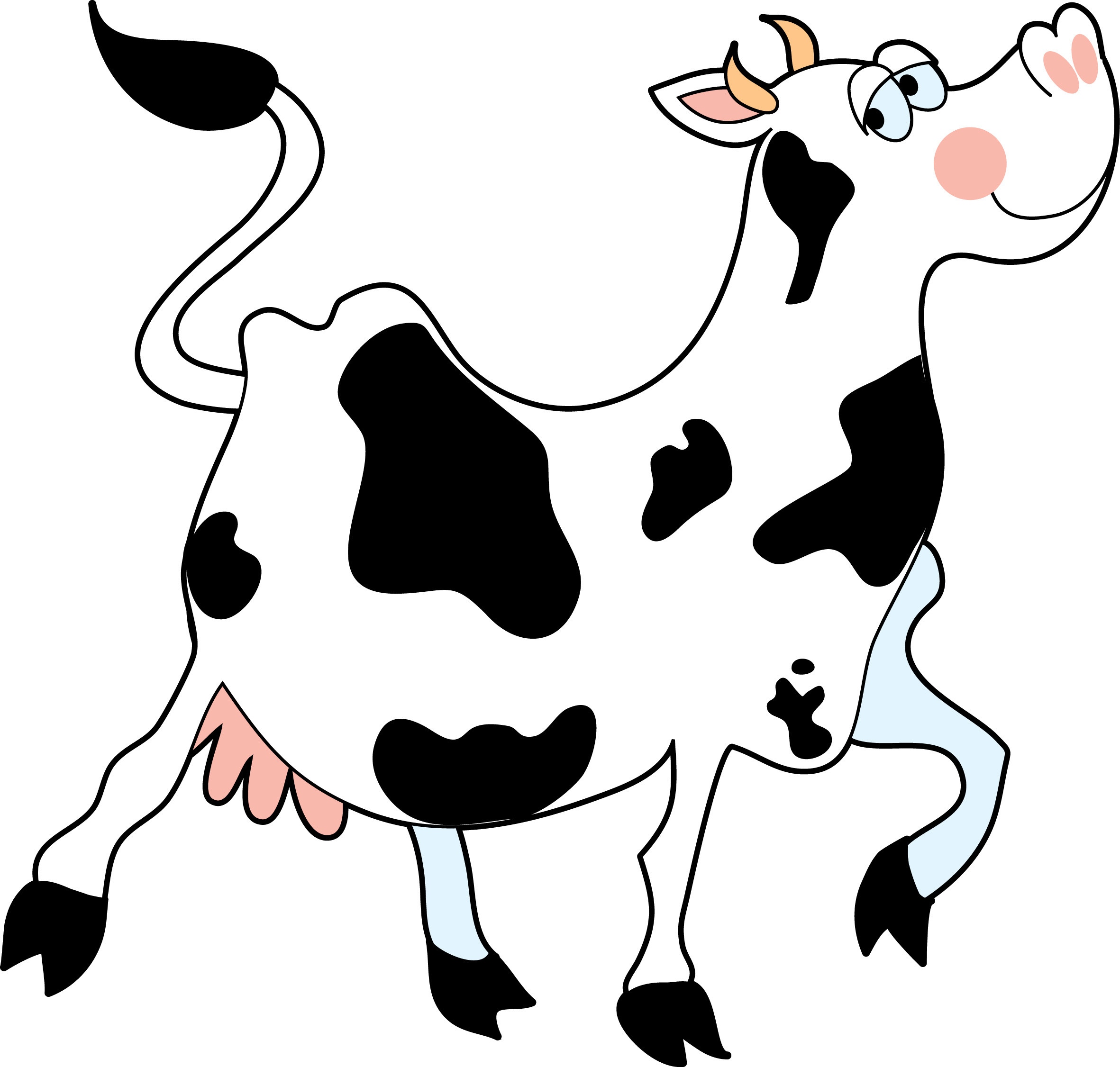 Cartoon Cows Clipart - Clipart library