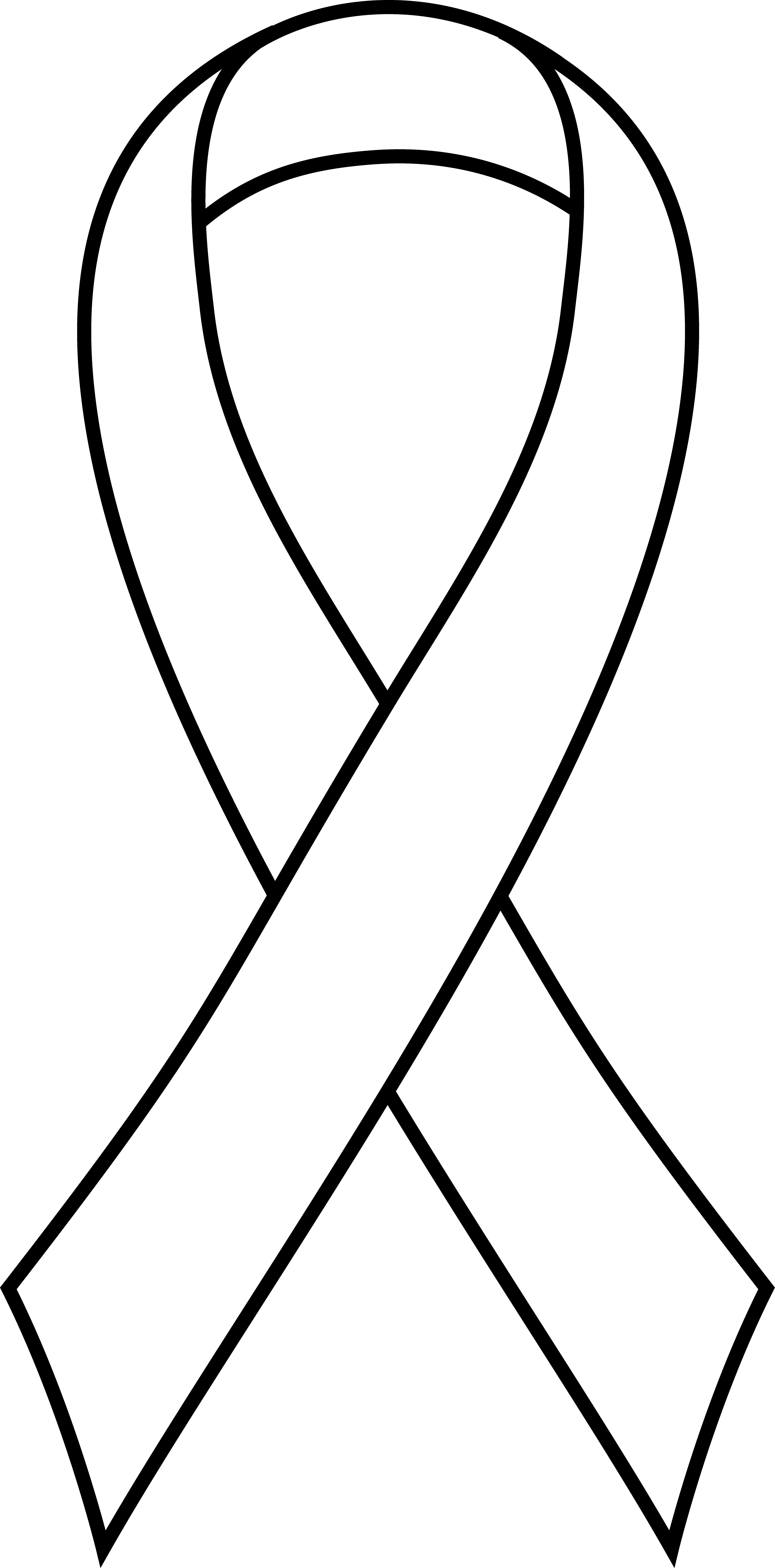 Images For  Cancer Ribbons Outline