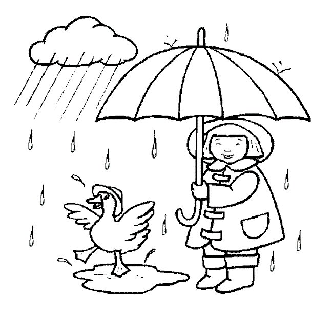 How to draw rainy day drawing for kids – Artofit