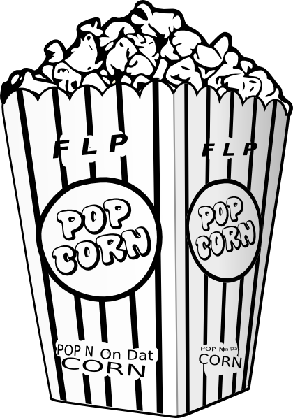 Popcorn Kernel Outline - Clipart library