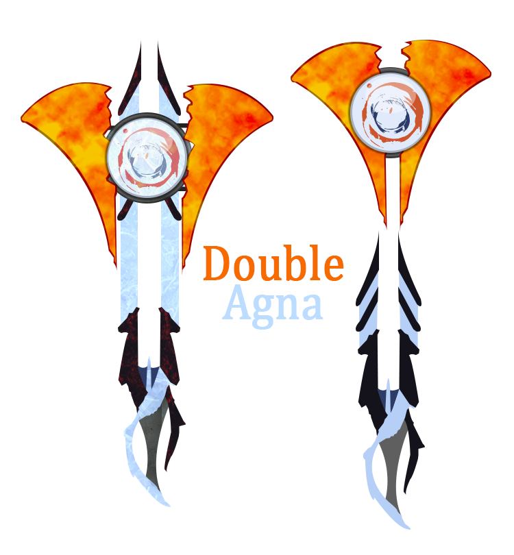 Double Agna - Dual Elemental Fantasy Weapons Design