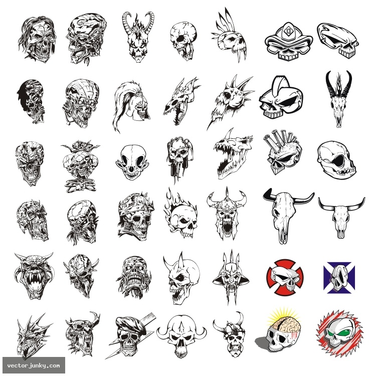 skull - Clip Art Library