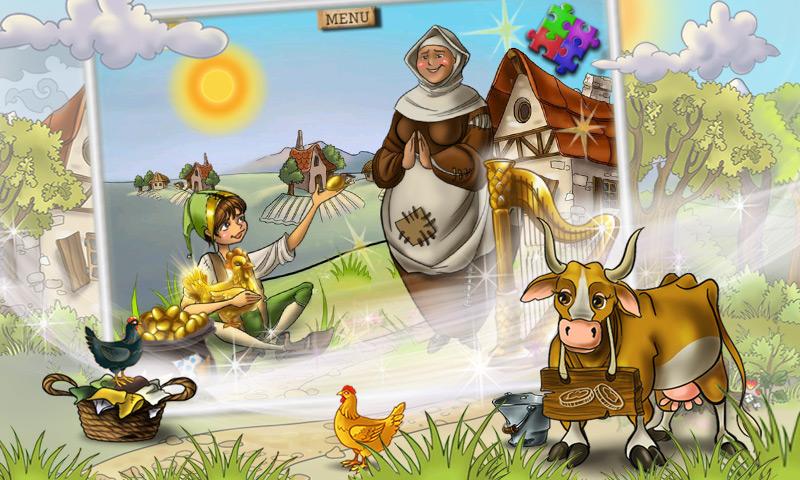 The Golden Egg Legend - Interactive Fairy Tale Illustration
