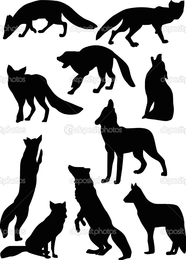 depositphotos_6327963-fox-and-wolf-silhouettes.jpg (734×1024 