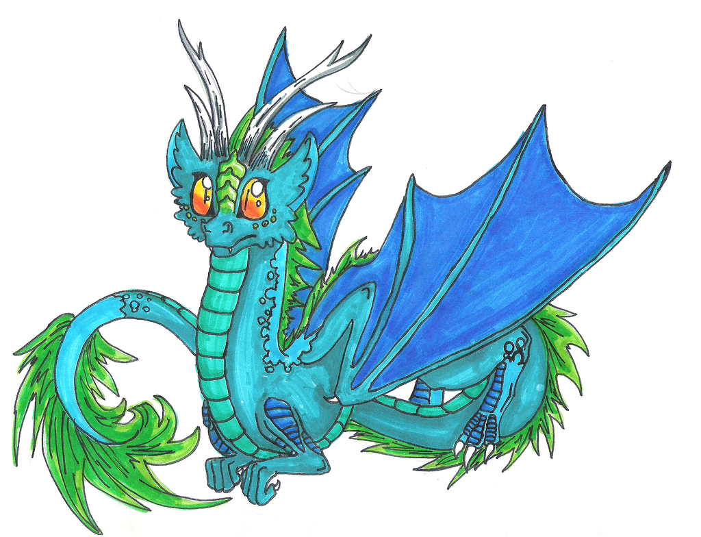 Cute Dragon by ComputerDragon on Clipart library