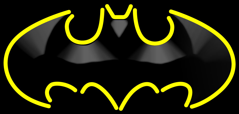 batman neon logo - Clip Art Library