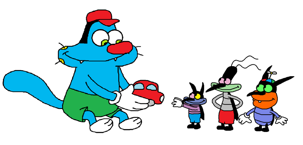 Oggy And The Cockroaches Ogie And The Cockroaches Characters PNG Image With  Transparent Background  TOPpng