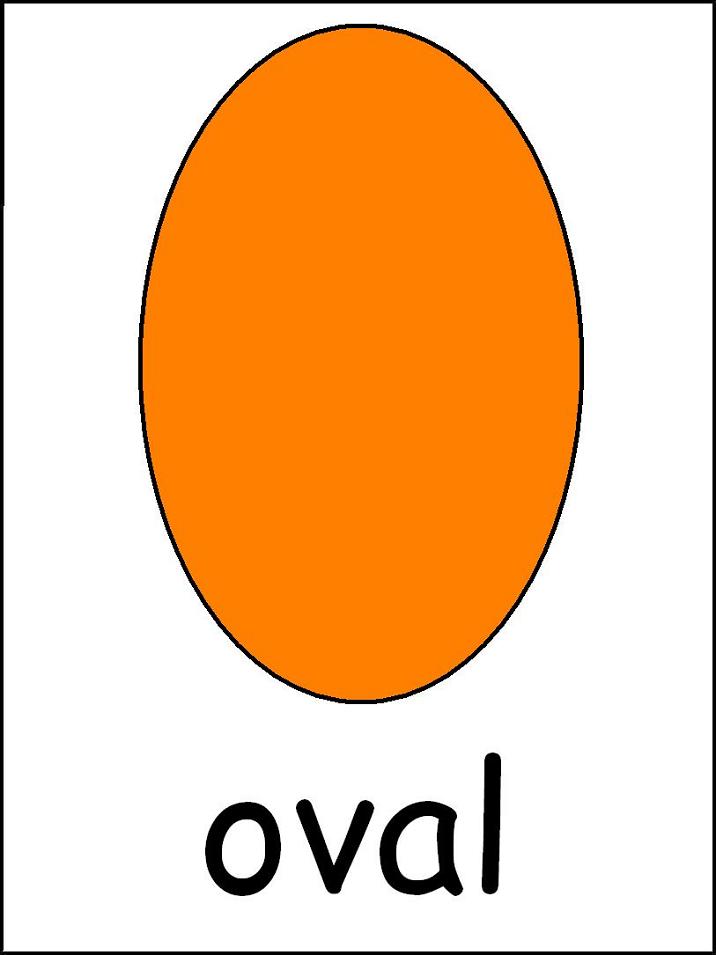 oval shapes to print