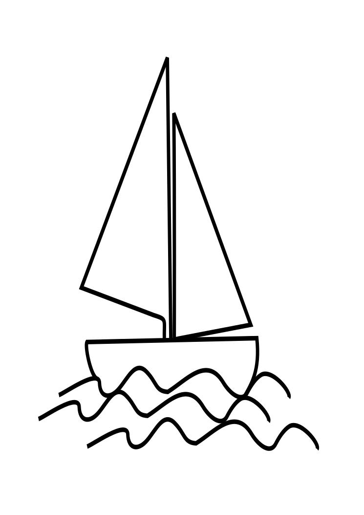 How to draw a Sailing Boat | Easy Boat Drawing for Kids | Boat Drawing and  Coloring - YouTube
