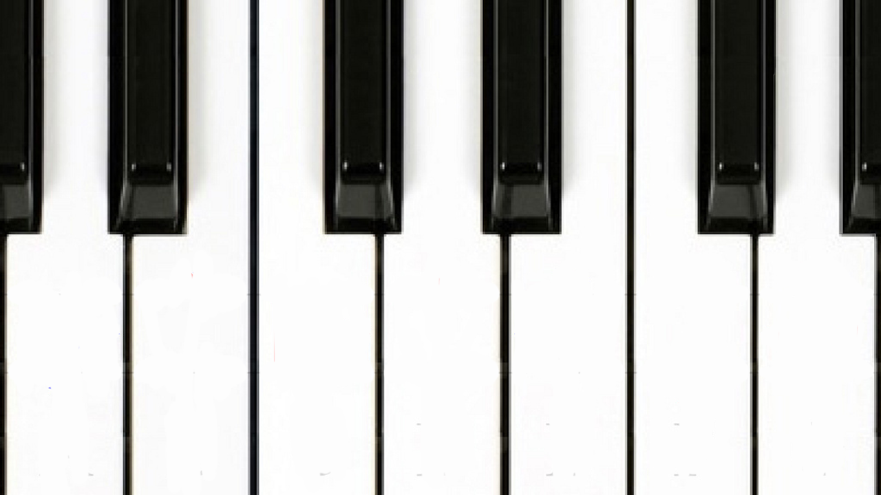 piano keys nail art stickers