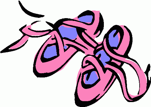 clip art ballet slippers - Clip Art Library