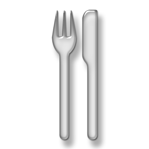 Knife and Fork (Forks) Icon #055572 ? Icons Etc