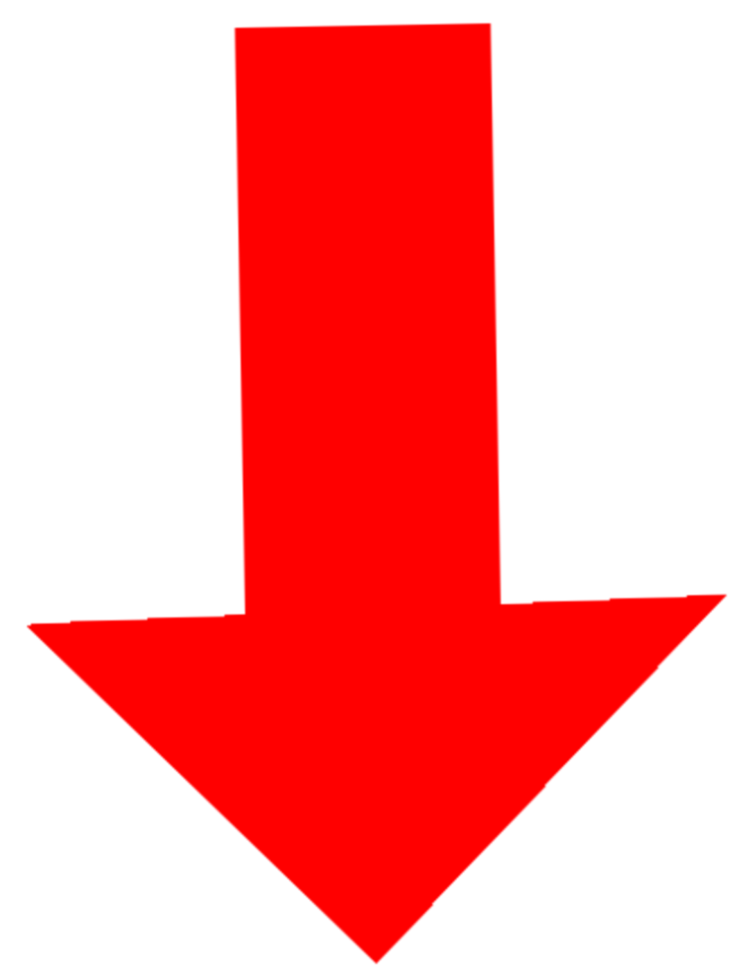 Red Down Arrow Png - Clipart library