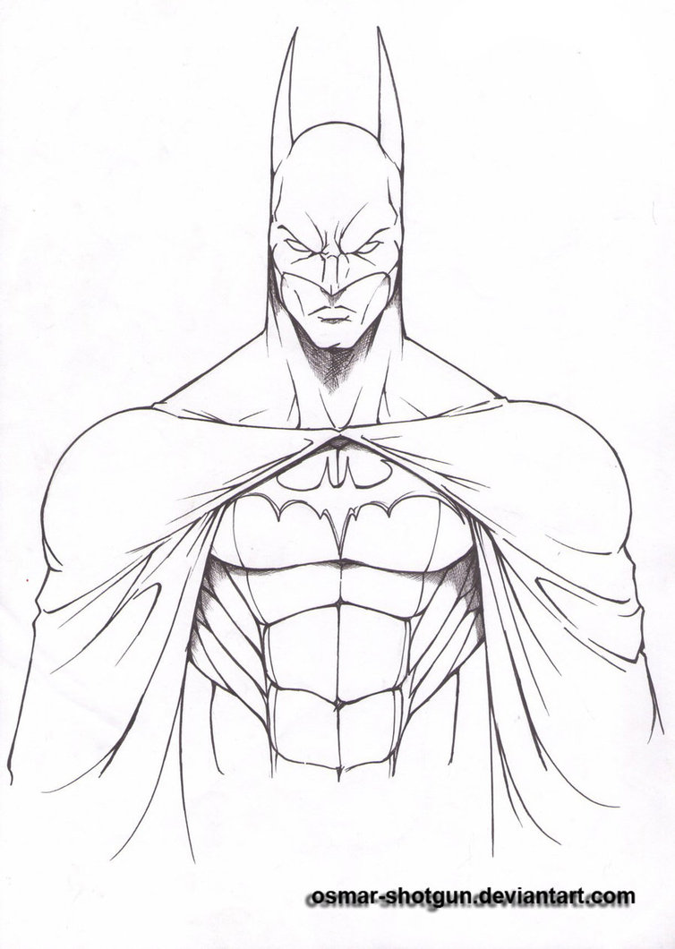 21 Amazing Batman Drawings For Inspiration  Templatefor
