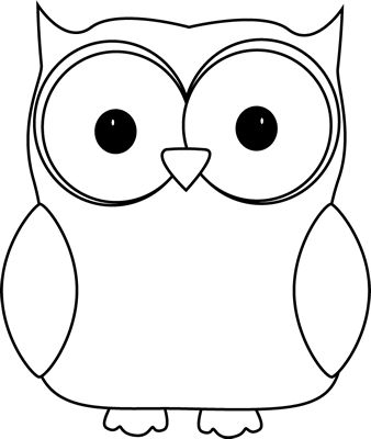 Owl Clip Art Outline - Clipart library