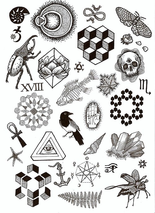 13963 Small Tattoo Drawing Images Stock Photos  Vectors  Shutterstock